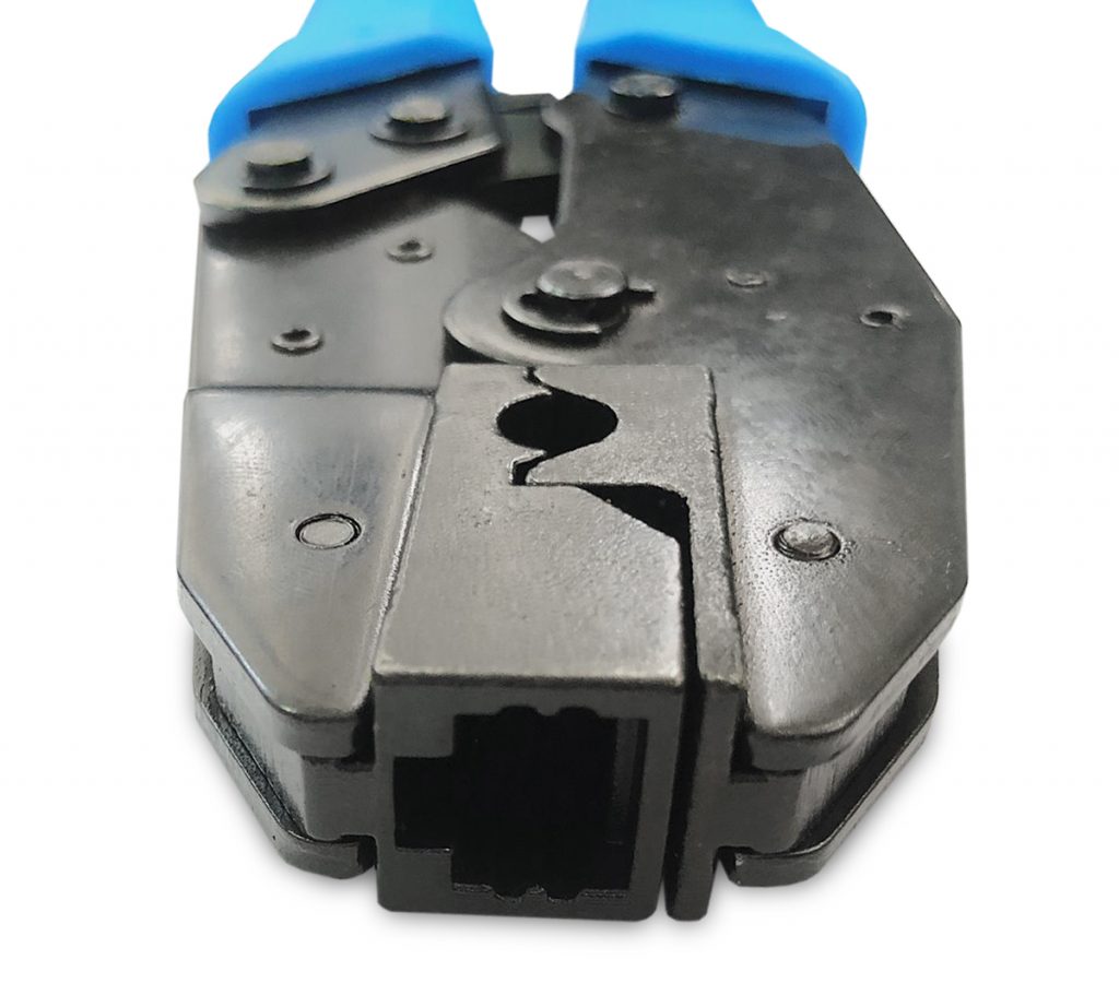 Alicate para crimp de RJ45, Cat.6A ou Cat.7