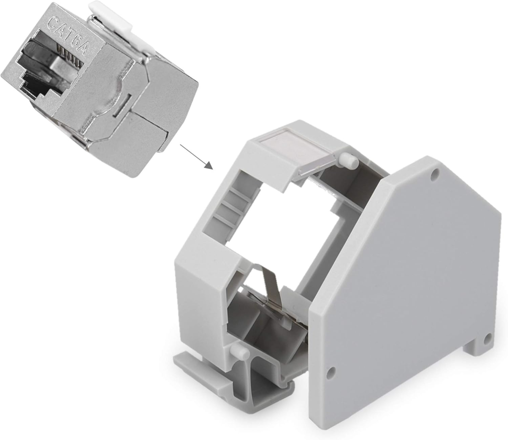 Suporte Trilho DIN para Keystone Blindado - Image 3